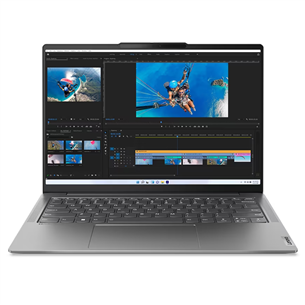 Lenovo Yoga Slim 6 14IAP8, 14'', WUXGA, OLED, i5, 16 GB, 512 GB, SWE, tumši pelēka - Portatīvais dators 82WU007QMX