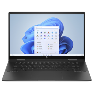 HP Envy x360 2-in-1 Laptop 15-fh0001no, 15.6'', FHD, Ryzen 5, 16 GB, 512 GB, ENG, nightfall black - Notebook 8B296EA#B1R