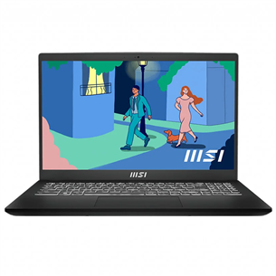 MSI Modern 15 B12M, 15.6'', FHD, i5, 8 GB, 512 GB, ENG, melna - Portatīvais dators