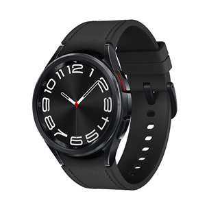 Samsung Watch6 Classic, 43 mm, BT, melna - Viedpulkstenis SM-R950NZKAEUE