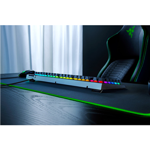 Razer BlackWidow V4 X, Green Switch, mehāniskā, US, melna - Klaviatūra