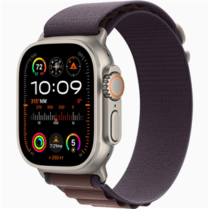 Apple Watch Ultra 2, 49 mm, Alpine Loop, Large, lillā - Viedpulkstenis MREW3EL/A