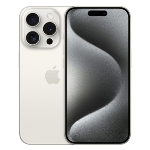 Apple iPhone 15 Pro, 256 GB, balta - Viedtālrunis MTV43PX/A