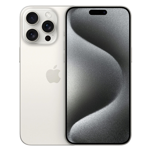Apple iPhone 15 Pro Max, 256 GB, balta - Viedtālrunis MU783PX/A