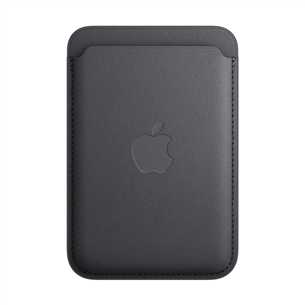 Apple FineWoven Wallet, Magsafe, melna - Karšu kabata MT2N3ZM/A