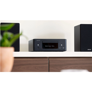 Denon CEOL N12 DAB, CD, BT, WiFi, AirPlay 2, melna - Pastiprinātājs