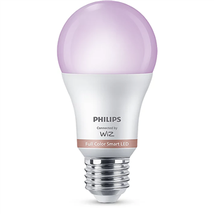 Philips WiZ LED Smart Bulb, 60 W, E27, RGB - Viedā spuldze