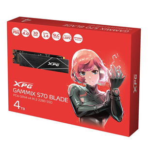 Adata XPG Gammix S70 Blade, 4 TB, M.2 PCIe Gen4 - SSD cietais disks