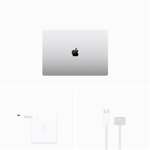 Apple MacBook Pro 16 (2023), M3 Pro 12C/18C, 36 GB, 512 GB, SWE, sudraba - Portatīvais dators