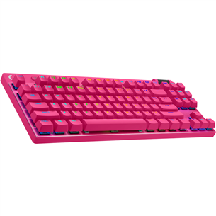 Logitech PRO X TKL, US, pink - Wireless keyboard 920-012159
