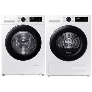 Samsung 9 kg + 9 kg - Veļas mazgājamā mašīna + veļas žāvētājs WW90CGC04D+DV90CGC0A