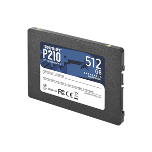 Patriot P210, 512 GB, 2,5", SATA III - SSD cietais disks