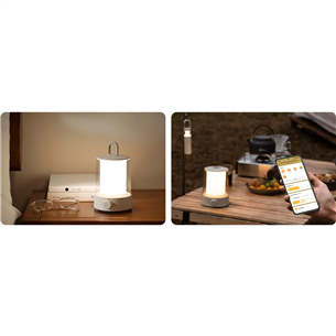 Xiaomi Multi-function Camping Lantern, 6-230 lm, bēša - Viedā laterna