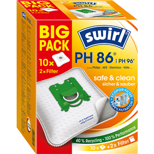 Swirl S-bag, 10 pcs - Dust bags