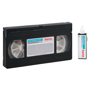 Hama Video VHS / S-VHS Cleaning - Комплект для очистки VHS-проигрывателя 00044728