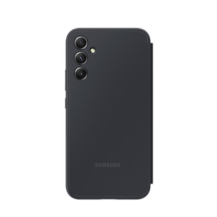 Samsung Smart View Wallet Case, Galaxy A55, melna - Apvalks viedtālrunim