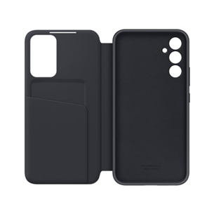 Samsung Smart View Wallet Case, Galaxy A55, melna - Apvalks viedtālrunim