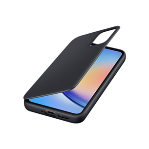 Samsung Smart View Wallet Case, Galaxy A55, melna - Apvalks viedtālrunim