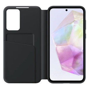 Samsung Smart View Wallet Case, Galaxy A35, черный - Чехол