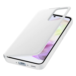 Samsung Smart View Wallet Case, Galaxy A35, white - Case