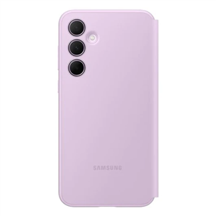 Samsung Smart View Wallet Case, Galaxy A35, lillā - Apvalks viedtālrunim