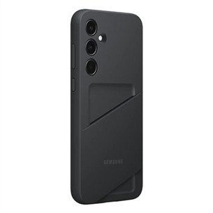 Samsung Card Slot Case, Galaxy A35, melna - Apvalks viedtālrunim