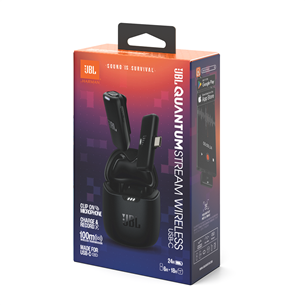 JBL Quantum Stream Wireless USB-C, melna - Bezvadu mikrofons