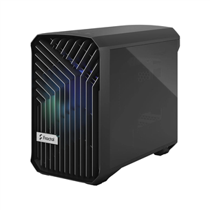 Fractal Design Torrent Nano, RGB, закаленное стекло, светлый тон, черный - Корпус для настольного компьютера