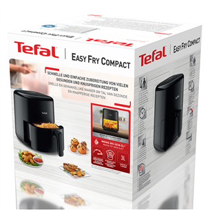 Tefal Easy Fry Compact, 3 L, 1300 W, black - Air fryer