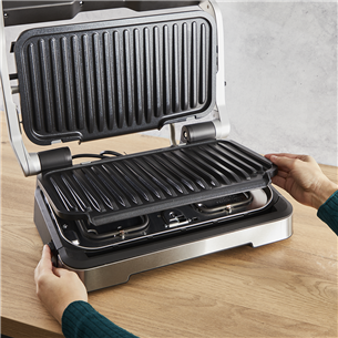 Tefal OptiGrill 4in1 XL, 2200 W, stainless steel - Table grill