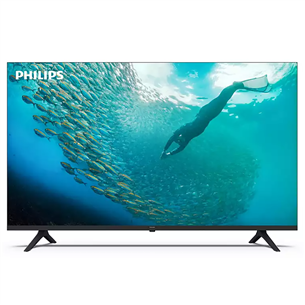 Philips PUS7009, 55'', 4K UHD, LED LCD, melna - Televizors