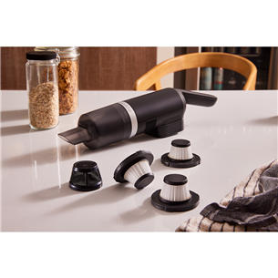 KitchenAid Go, ar akumulatoru, matēta melna - Bezvadu virtuves rokas putekļu sūcējs