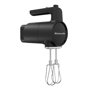 KitchenAid Go, ar akumulatoru, matēta melna - Bezvadu rokas mikseris