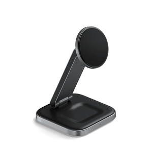 Satechi 2-in-1 Foldable Qi2 Charging Stand - Wireless Charging Dock