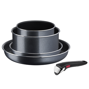 Tefal Ingenio XL Force, 5 предметов, 16/20/22/28 см - Комплект кастрюль и сковородок + съемная ручка L1589502