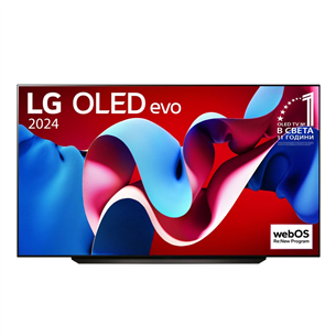 LG C4, 83'', 4K UHD, OLED, pelēka - Televizors