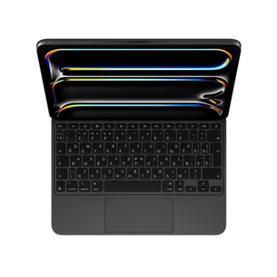 Apple Magic Keyboard, iPad Pro 11'' (M4), 2024, RUS, melna - Bezvadu klaviatūra