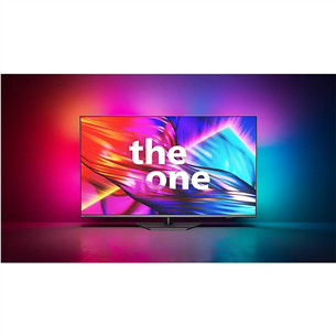 Philips The One PUS8919, 65'', 4K UHD, LED LCD, melna - Televizors