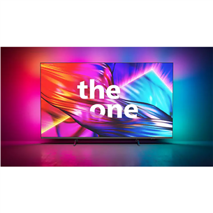 Philips The One PUS8919, 75'', 4K UHD, LED LCD, melna - Televizors