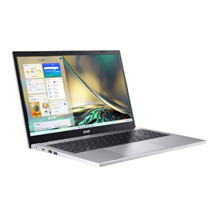Acer Aspire 3 15 A315-24P, 15.6'', FHD, Ryzen 3, 8 GB, 256 GB, SWE, sudraba - Portatīvais dators