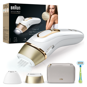 Braun Silk-expert Pro 5, balta/zelta - Fotoepilators