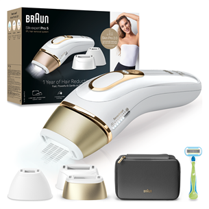 Braun Silk-expert Pro 5, balta/zelta - Fotoepilators