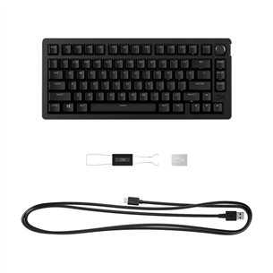 HyperX Alloy Rise 75, Linear, US, melna - Klaviatūra