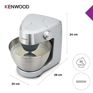 Kenwood Prospero+, 1000 Вт, cеребристый – Кухонный комбайн