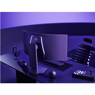 LG UltraGear OLED, 39'', WQHD, OLED, 240 Гц, изогнутый, черный - Монитор