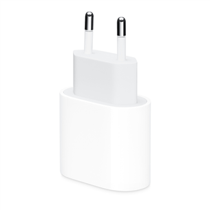 Apple USB-C Power Adapter, 20 W, white - Power Adapter MUVV3ZM/A