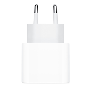 Apple USB-C Power Adapter, 20 W, balta - Lādētājs