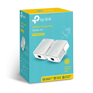 TP-Link AV500 Powerline Starter Kit - Комплект сетевых адаптеров