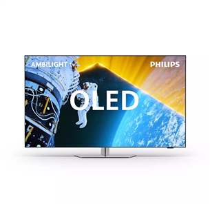 Philips OLED819, 48'', 4K UHD, OLED, sudraba - Televizors