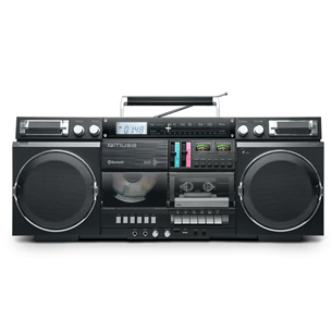 Muse M-380 Ghetto Blaster, melna - Magnetola M-380GB